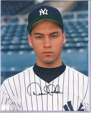 1992 Derek Jeter First Single Signed Baseball as a Member of the
